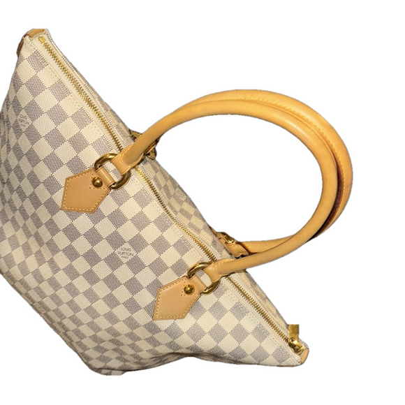 LOUIS VUITTON Damier AZUR MM SALEYA Tote Bag - Picture 9 of 12